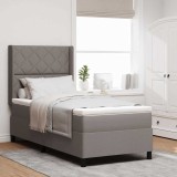 Cumpara ieftin Pat cu saltea box Taupe 90x200 cm din material