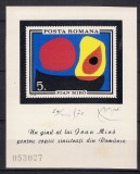 1970 - Inundatia II, Joan Miro, colita neuzata