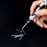 Set surubelnite de precizie Salestore.ro&reg;, 115 elemente pentru dispozitive electronice, Mecanica fina, Carcasa Plastic, Crom vanadiu, 16x9x5, 5 cm