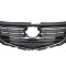 Grila masca radiator Mazda Cx-5 (Ke), 2015-2016, Fata, laminat cu negru; cromat/negru; cu ornamente cromate, Aftermarket