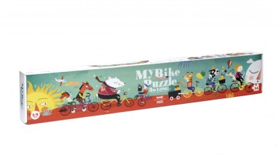 Puzzle gigant Drumul lung cu bicicleta, Londji foto