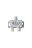 Splitter TV pentru cablu coaxial, 2 ieșiri, 5-1000 MHz, metalic