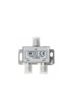 Splitter TV pentru cablu coaxial, 2 ieșiri, 5-1000 MHz, metalic
