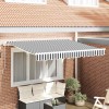 Material de &icirc;nlocuire pentru marchiză pentru cadru de 2.5x2 m &icirc;n antracit și alb