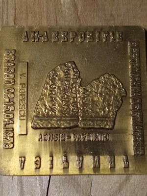 Medalii (!0) Expozitia Filatelica Brasov 1978 foto