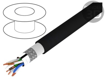 Cablu Ethernet S/FTP 4x2x26AWG 5e Alpha Wire Essential Flexing foto
