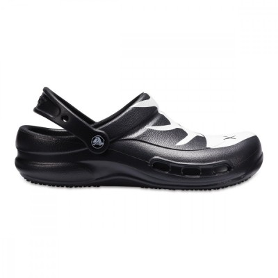 Saboti Crocs Bistro Graphic Clog Negru - Black/White foto