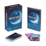 Moon Magic Book &amp; Card Deck: Includes a 50-Card Deck and a 128-Page Guide Book [With Cards]
