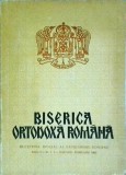 Biserica Ortodoxa Romana. Buletin oficial al patriarhiei romane. Anul CVII, nr