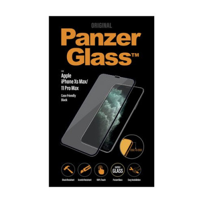 PanzerGlass - Geam Securizat Case Friendly pentru iPhone XS Max ?i 11 Pro Max, black foto