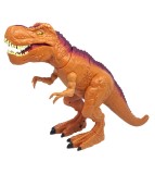 Jucarie interactiva Mighty Dinosaur cu sunete si lumini de la Dragon-i Toys, maro
