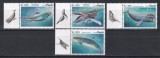 Angola 2018 - Viața marină - Balene, Serie cu Tapsuri pe St&acirc;nga, MNH