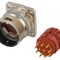Conector M23 12 pini aurit IP68