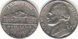 SUA 2000D - 5 cents, circulata