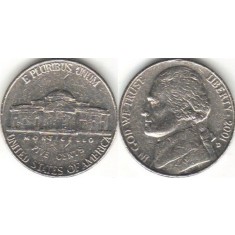 SUA 2000D - 5 cents, circulata