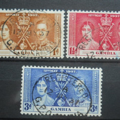 1937 SERIE COLONII BRITANICE GAMBIA