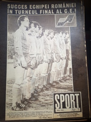 Revista Sport - Nr. 5 - Mai 1984 foto