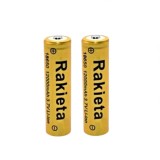Cumpara ieftin Set 2 Acumulatori 18650 Li-Ion 3.7V 12000mAh IdeallStore, Reincarcabili, Universal, Galbeni
