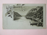 Rara! Carte postala litografie necirculata Orsova aproximativ 1895, Printata