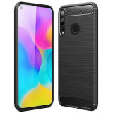 Cumpara ieftin Husa Huawei P40 Lite E - iberry Carbon Black, Negru, Silicon, Carcasa