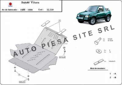 Scut metalic motor Suzuki Vitara fabricat in perioada 1988 - 1999 APS-25,220 foto