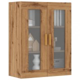Gossi dulap de perete suspendat, stejar artizanal, 69,5x34x90 cm