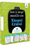 Timpul si ceasul. Scrie si sterge! Prescolari mari