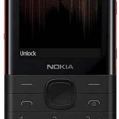 Telefon Mobil Nokia 5310 (2020), Ecran 2.4inch, 8MB RAM, 16MB Flash, Camera VGA, 2G, Bluetooth, Dual SIM (Negru/Rosu)