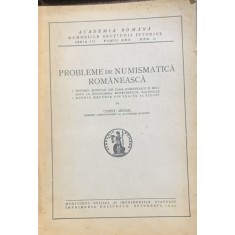 Probleme de numismatica romaneasca- revista- Const. Moisil