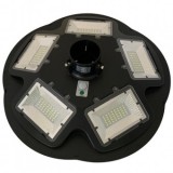 Lampa solara Horoz Combat 250W, Li-Ion, flux luminos 2400 lm, senzor de miscare, IP65, 6400K, Telecomanda