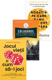 Pachet Doua Carti Succes Spiritual Prosperitate Jocul Vietii, Calugarul Ferrari