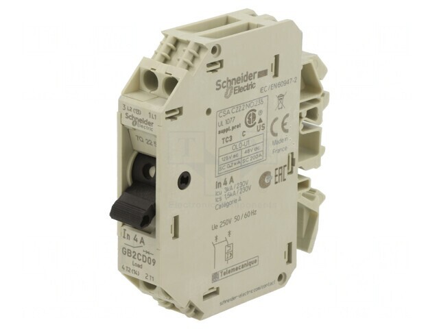 &Icirc;ntrerupător Motor 250VAC DIN IP20