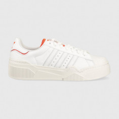 adidas Originals sneakers din piele Superstar Bonega 2B culoarea alb