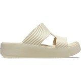 Papuci Crocs Getaway Groove Platform H-Strap Bej - Sandstone