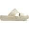 Papuci Crocs Getaway Groove Platform H-Strap Bej - Sandstone