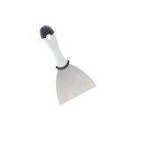 Spaclu inox Holzer 580, 12 cm, cu maner de cauciuc