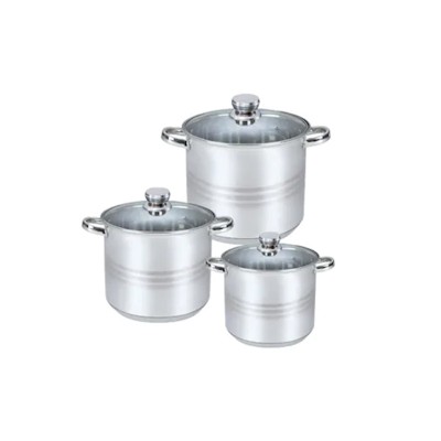 Set oale Floria, 5-8 l, 20-24 cm, 6 piese, inox, capace incluse, Argintiu foto