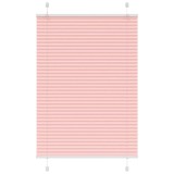 Jaluzea plisată roz 95x100 cm Lățime țesătură 94,4cm poliester