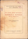 HST 331SP Din istoria presei rom&acirc;nești Republica Rom&acirc;nă de Simonescu 1931