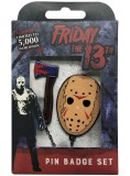Friday 13th Pin Badge Set