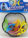 Moon Spinner Jucarie Puzzle Rotativ Semiluna, Brainteaser Educativ, Multicolor