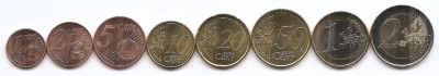 Andorra Set 8 - 1, 2, 5, 10, 20, 50 eurocenti 1, 2 Euro 2015/17 UNC !!! foto