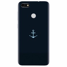 Husa silicon pentru Huawei P9 Lite mini, Blue Navy Anchor Illustration Flat foto