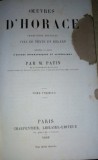 OEUVRES D&#039;Horace tome premier - 1860 (Editia: 1860)