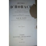 OEUVRES D&#039;Horace tome premier - 1860 (Editia: 1860)