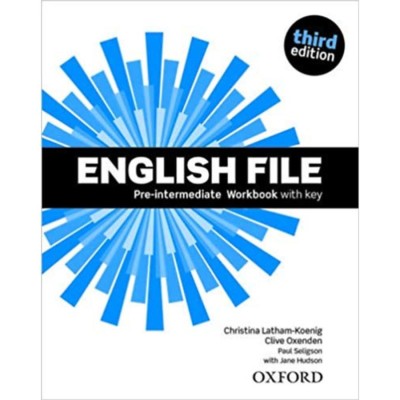 English file Pre-intermediate workbook with key - Third edition - Jane Hudson foto