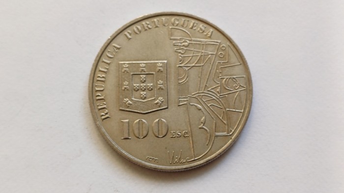 Portugalia -100 Escudos 1987-100 de ani - Nașterea lui Amadeo de Souza Cardoso