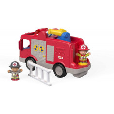 Camion de pompieri Fisher-Price, Little People, Mattel, 1 An+, 35 cm foto