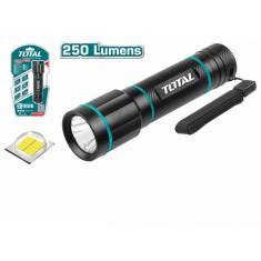 Lanterna portabila din aluminiu Total Industrial, 250 lumeni