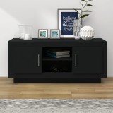 Cumpara ieftin Comodă TV, negru, 102x35x45 cm, lemn prelucrat